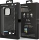 BMW Etui BMW BMHCP14L22NBCK iPhone 14 Pro 6,1" μαύρο/μαύρο Δέρμα Carbon