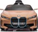 BMW Toy Car BMW i4 με μπαταρία για παιδιά Gold + Δωρεάν εκκίνηση + EVA + Eco-leather + Audio LED + Τηλεχειριστήριο 13422974 5903864955927