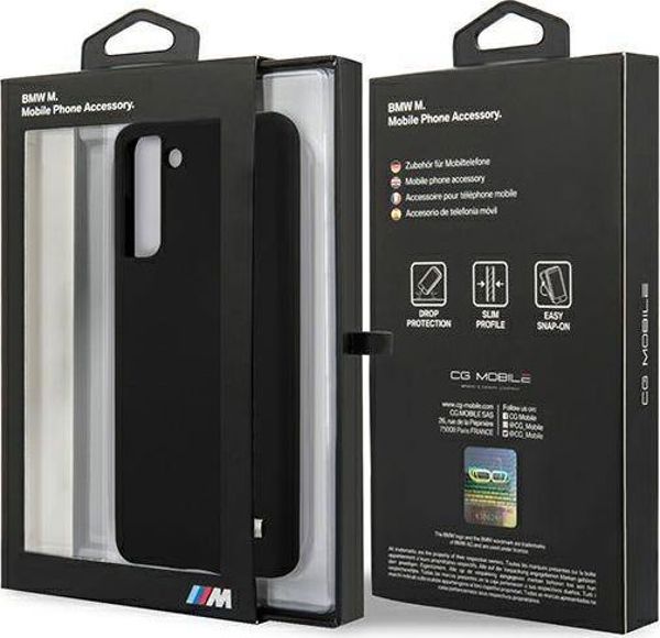 BMW Θήκη BMW BMHCS21MMSILBK S21+ G996 μαύρο/black Σιλικόνη M Συλλογή