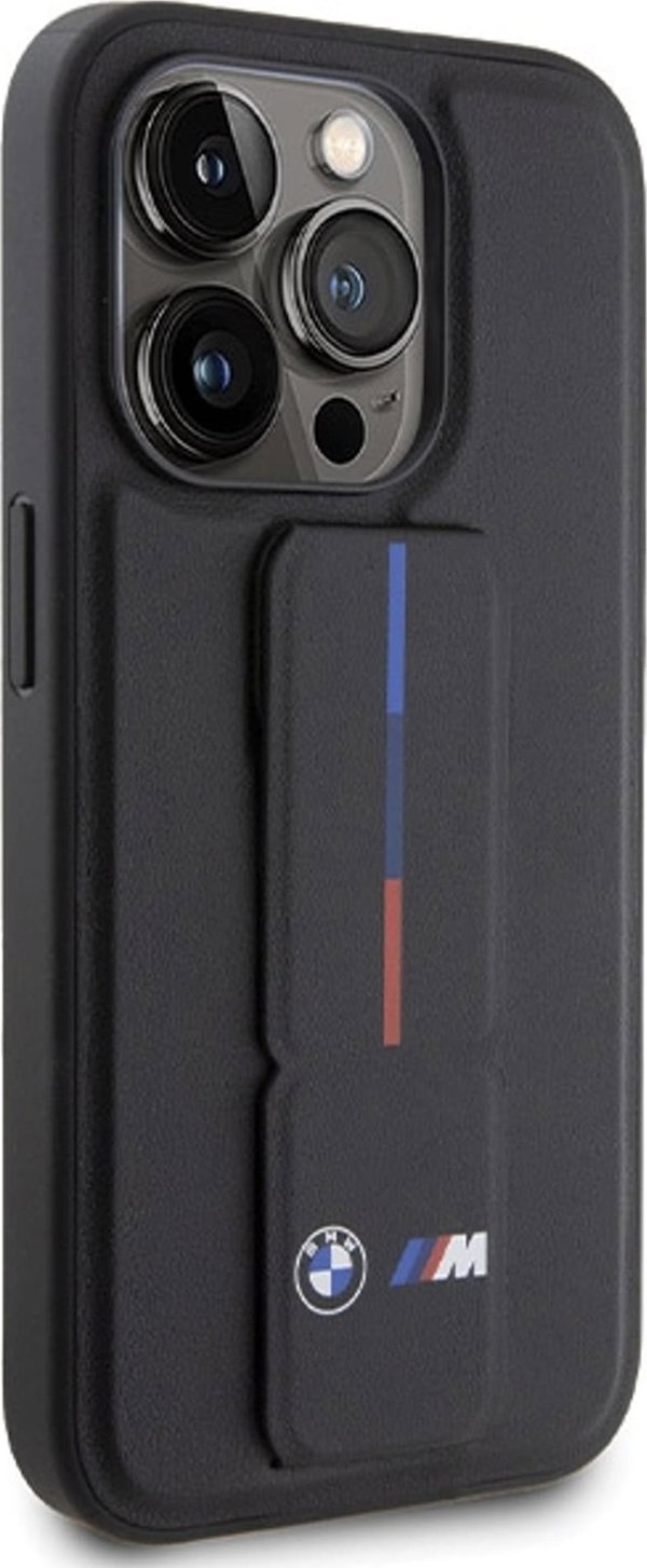 BMW Θήκη BMW BMHCP15X22GSLK iPhone 15 Pro Max 6.7" μαύρο/μαύρο σκληρή θήκη Grip Hot Stamp