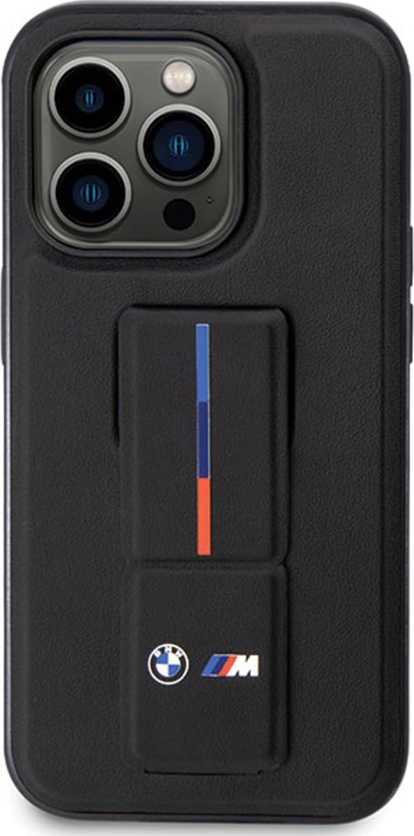 BMW Θήκη BMW BMHCP15X22GSLK iPhone 15 Pro Max 6.7" μαύρο/μαύρο σκληρή θήκη Grip Hot Stamp