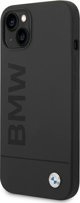 BMW Θήκη BMW BMHMP14MSLBLBK iPhone 14 Plus 6,7" μαύρη/μαύρο σκληρή θήκη Σιλικόνη Υπογραφή Λογότυπο Magsafe