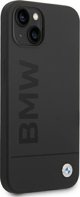 BMW Θήκη BMW BMHMP14MSLBLBK iPhone 14 Plus 6,7" μαύρη/μαύρο σκληρή θήκη Σιλικόνη Υπογραφή Λογότυπο Magsafe