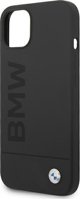 BMW Θήκη BMW BMHMP14MSLBLBK iPhone 14 Plus 6,7" μαύρη/μαύρο σκληρή θήκη Σιλικόνη Υπογραφή Λογότυπο Magsafe