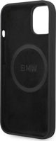 BMW Θήκη BMW BMHMP14MSLBLBK iPhone 14 Plus 6,7" μαύρη/μαύρο σκληρή θήκη Σιλικόνη Υπογραφή Λογότυπο Magsafe