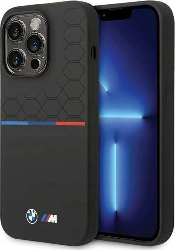BMW BMW BMHCP15X22SMPK iPhone 15 Pro Max 6.7" μαύρο/μαύρο Σιλικόνη Σχέδιο