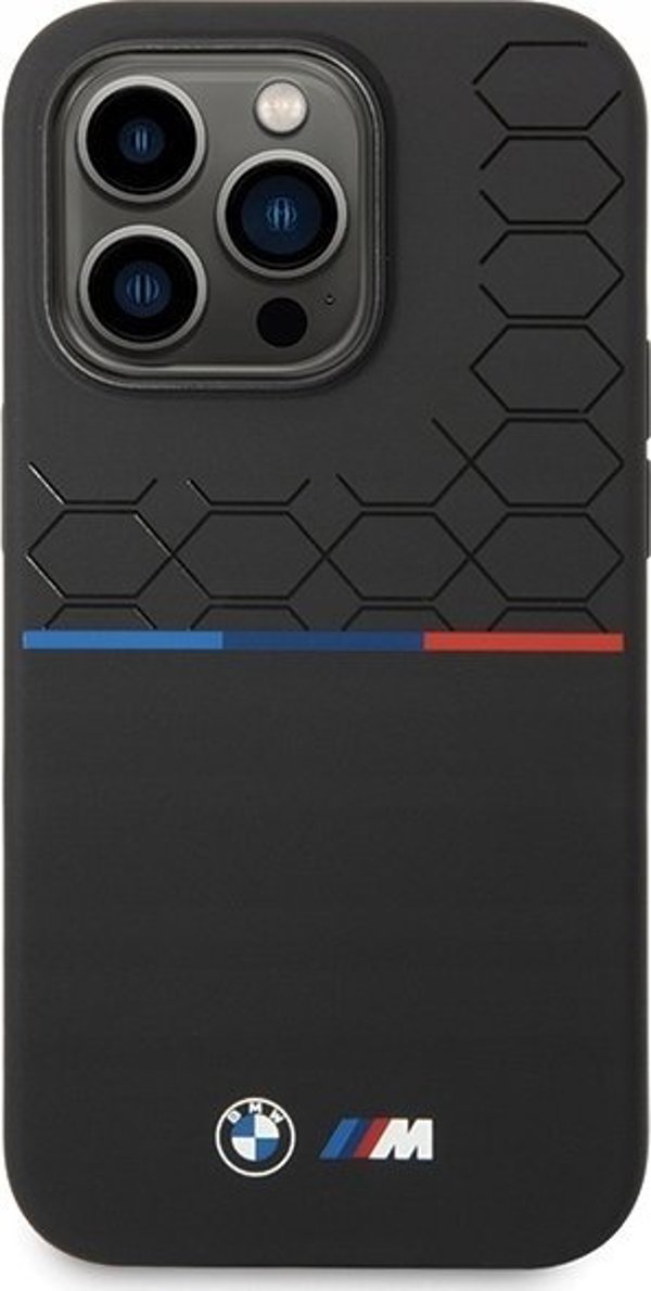 BMW BMW BMHCP15X22SMPK iPhone 15 Pro Max 6.7" μαύρο/μαύρο Σιλικόνη Σχέδιο