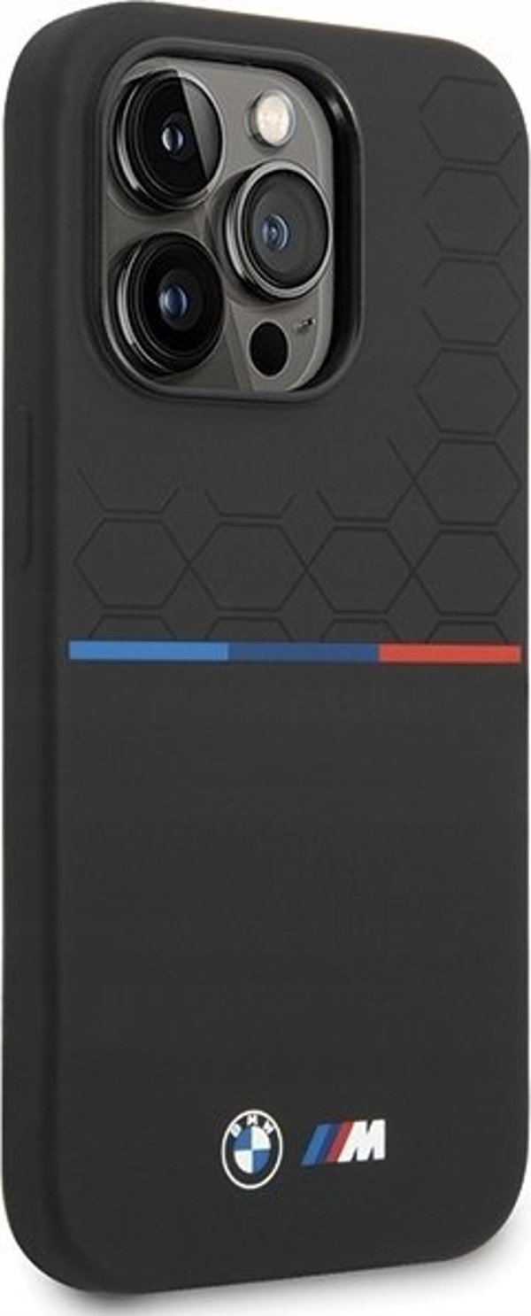 BMW BMW BMHCP15X22SMPK iPhone 15 Pro Max 6.7" μαύρο/μαύρο Σιλικόνη Σχέδιο