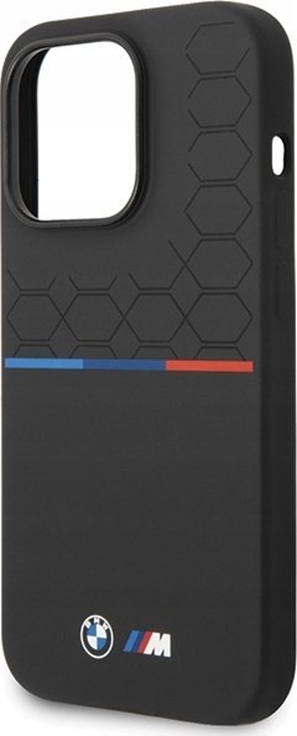 BMW BMW BMHCP15X22SMPK iPhone 15 Pro Max 6.7" μαύρο/μαύρο Σιλικόνη Σχέδιο