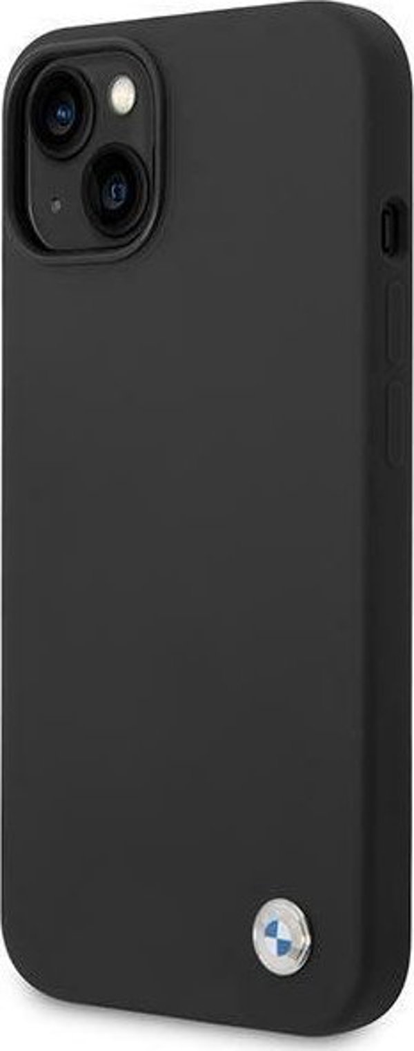 Θήκη BMW BMHCP14MSILBK iPhone 14 Plus 6,7" μαύρο/black Silicone Metal Logo