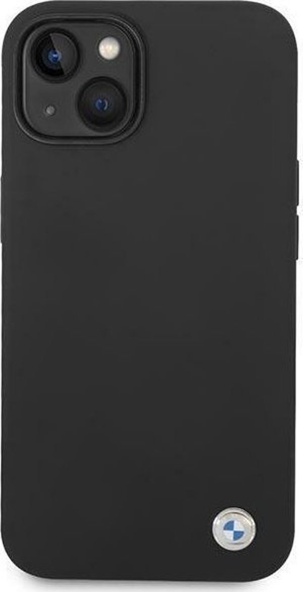 Θήκη BMW BMHCP14MSILBK iPhone 14 Plus 6,7" μαύρο/black Silicone Metal Logo