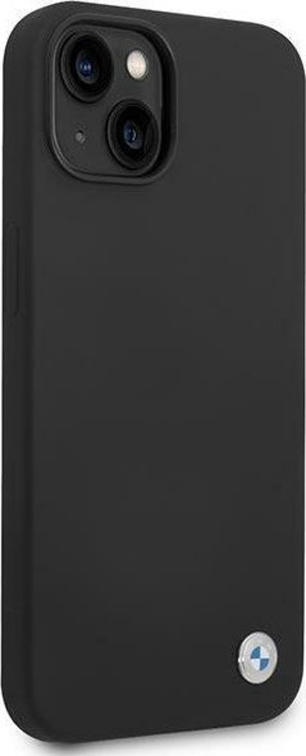Θήκη BMW BMHCP14MSILBK iPhone 14 Plus 6,7" μαύρο/black Silicone Metal Logo
