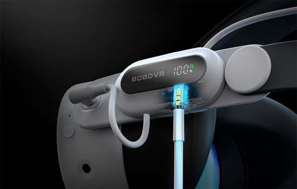 BOBOVR E3 PRO Λουράκι Ανακούφισης Μπαταρίας για Meta Quest 3/3s