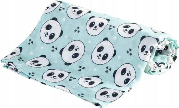 Μπαμπού Πανί Panda Mieta 120x120cm - Απαλή Μουσελίνα για Μωρά