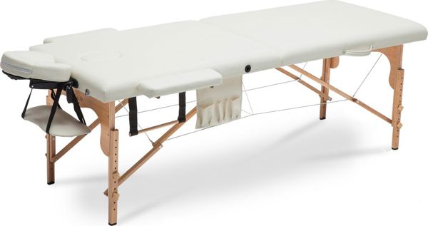 Bodyfit Κρεβάτι μασάζ 2 τμημάτων ξύλινο XXL (578)