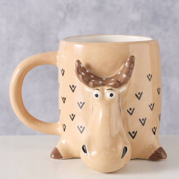 Boltze Home Μεγάλη κούπα σε σχήμα άλκης MOOSY, 440 ml