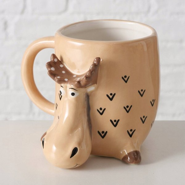 Boltze Home Μεγάλη κούπα σε σχήμα άλκης MOOSY, 440 ml