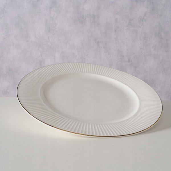 Boltze Πιάτο δείπνου KELLY, πορσελάνη, Plate Kelly, Ø 26,5 cm