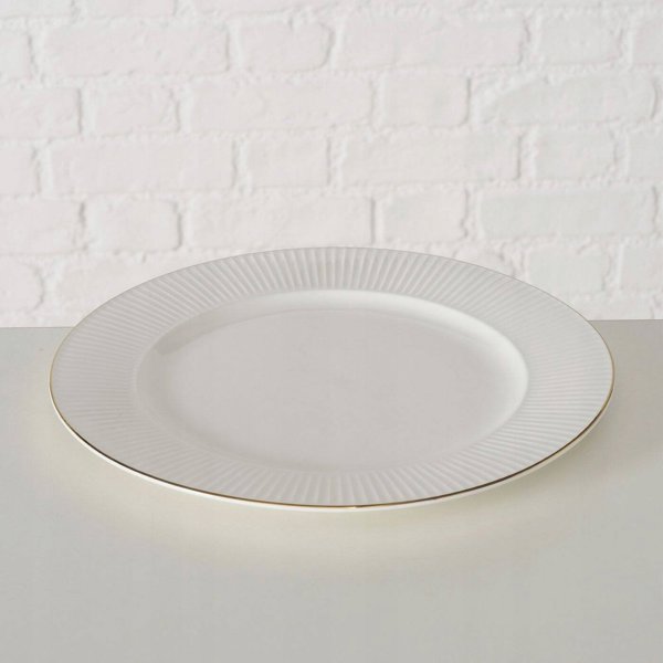 Boltze Πιάτο δείπνου KELLY, πορσελάνη, Plate Kelly, Ø 26,5 cm