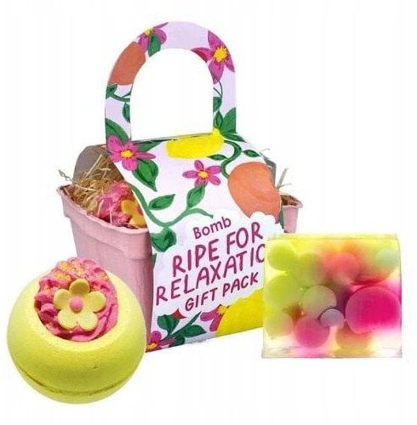 BOMB COSMETICS Σετ Ripe For Relaxation - Μπάλα μπάνιου & Σαπούνι μπάνιου