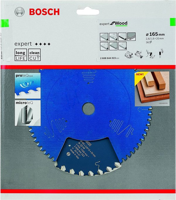 Bosch Bosch Circular saw blade Expert for Wood, 165mm, 36T