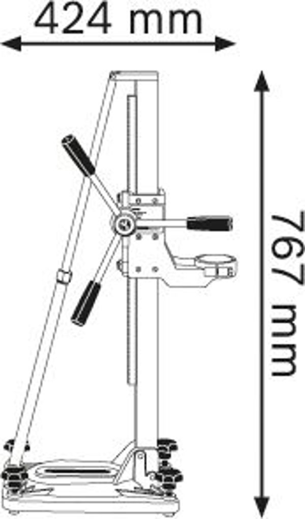 Βάση τρυπανιού Bosch GCR 180 Professional (0601190100)