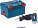 BOSCH BOSCH ασύρματο πριόνι σπαθί BITURBO GSA 18V-28 Professional solo (μπλε/μαύρο, χωρίς μπαταρία και φορτιστή, σε L-BOXX)