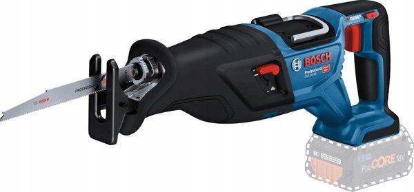 BOSCH BOSCH ασύρματο πριόνι σπαθί BITURBO GSA 18V-28 Professional solo (μπλε/μαύρο, χωρίς μπαταρία και φορτιστή, σε L-BOXX)