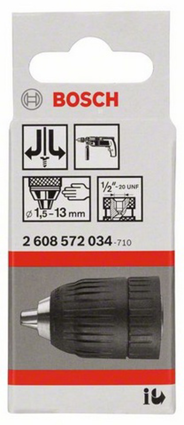 Ταχυσύνδετος τσοκ Bosch για 13 mm 1/2" (2.608.572.034)
