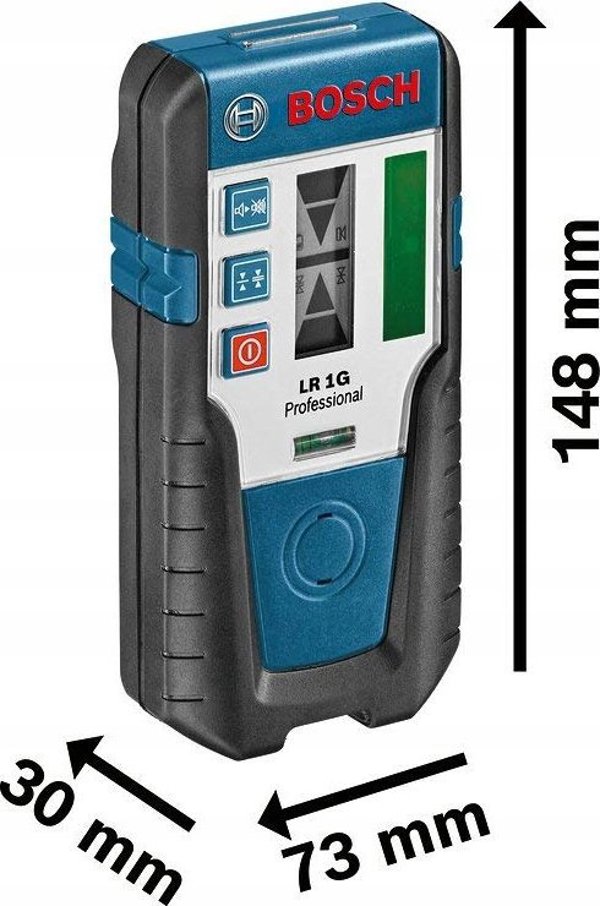 Δέκτης λέιζερ Bosch LR 1 G Professional (μπλε/μαύρο, για περιστροφικό λέιζερ GRL 300 HVG)