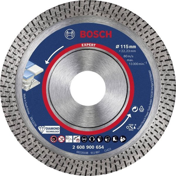 Διαμαντόδισκος Κατασκευής Expert B4C 115MM BOSCH