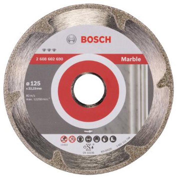 Δίσκος διαμαντιών Bosch BEST FOR MARBLE 125x22,2mm - 2608602690