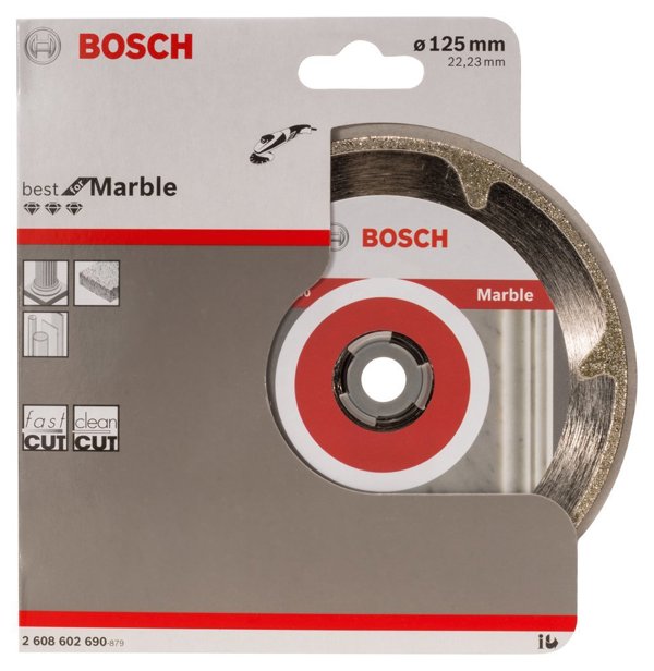 Δίσκος διαμαντιών Bosch BEST FOR MARBLE 125x22,2mm - 2608602690