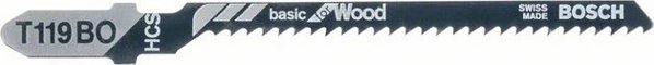 Bosch Λάμα Σέγας T 119 BO HCS για Ξύλο, 3 Τεμάχια, 11259421
