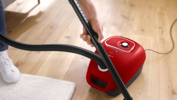 Bosch BGB41PET1 Σειρά 4, Ηλεκτρική σκούπα με σακούλα, ProAnimal, Κόκκινο
