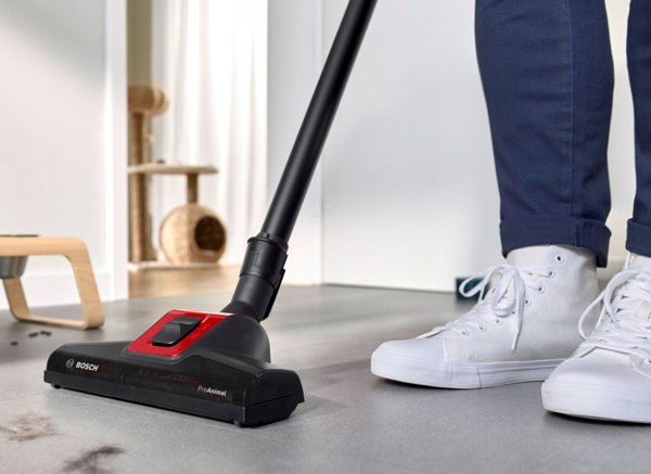 Bosch BGB41PET1 Σειρά 4, Ηλεκτρική σκούπα με σακούλα, ProAnimal, Κόκκινο