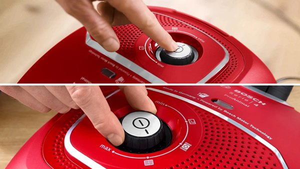 Bosch BGB41PET1 Σειρά 4, Ηλεκτρική σκούπα με σακούλα, ProAnimal, Κόκκινο
