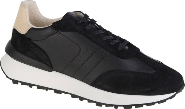 Boss Παιδικά Sneakers J29298-09B από Γνήσιο Δέρμα, Μαύρα, Μέγεθος 31