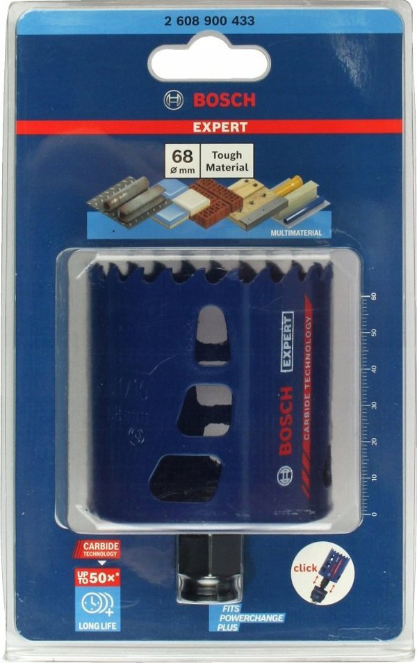 Bosch BOSCH hole saw ToughMaterial 67mm - 2608900432 EXPERT RANGE