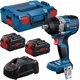 Bosch GDS 18V-750 C Επαγγελματικό Μπουλονόκλειδο Μπαταρίας 1/2" 750Nm με 2 Μπαταρίες 8.0Ah & Bluetooth Connectivity