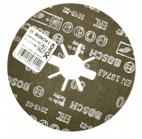 Bosch Bosch X-LOCK fiber disc R444 Expert for Metal, 115mm, grinding disc (O 115mm, K 80)