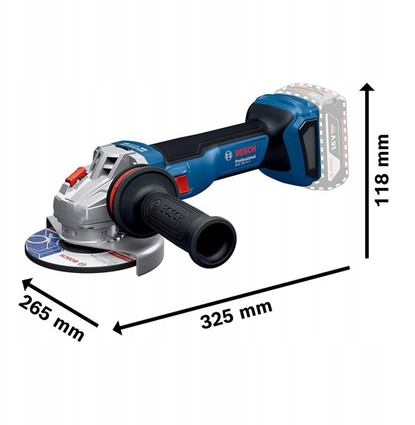 BOSCH.ANGLE GRINDER 125mm GWS 18V-11 S SOLO