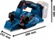 Bosch BOSCH.PLANER GHO 185-LI SOLO