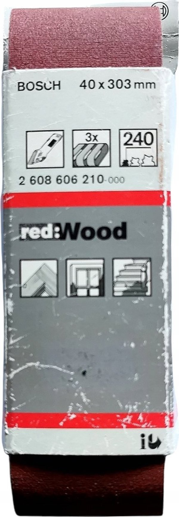 Σετ λειαντικών ταινιών Bosch 40x305mm κόκκωση 60 2608606220 /3τμχ./