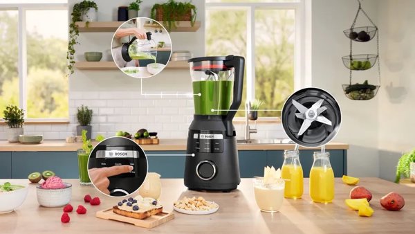 Bosch VitaPower  1800 W  melna - Blenderis MMB6654B (4242005395194)