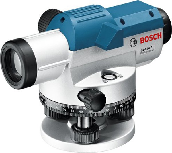 Bosch GOL 26 G Οπτικό Χωροβάτη Σετ με Τρίποδο BT 160 και Ράδο GR 500