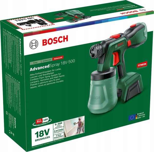 BOSCH ΠΙΣΤΟΛΕΤΟ ΓΙΑ ΒΑΦΗ ADVANCED SPRAY 18V-500 4,0Ah