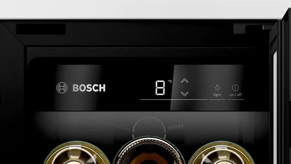 Bosch Serija 6, Wine cooler with glass door, 82 x 30 cm KUW20VHF0