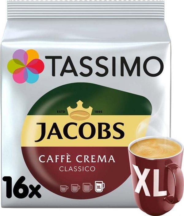 Bosch Κάψουλες Jacobs Caffe Crema Classico XL 16 τεμ.