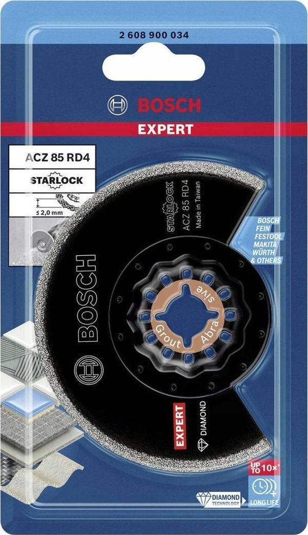 Bosch Expert ACZ 85 RD4 Πριονόδισκος Διαμαντιού για Αρμόστοκους & Λειαντικά Υλικά, 85mm